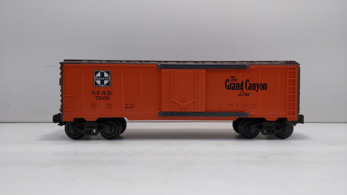 K-Line K75035 O Gauge Santa Fe Grand Canyon Reefer Car