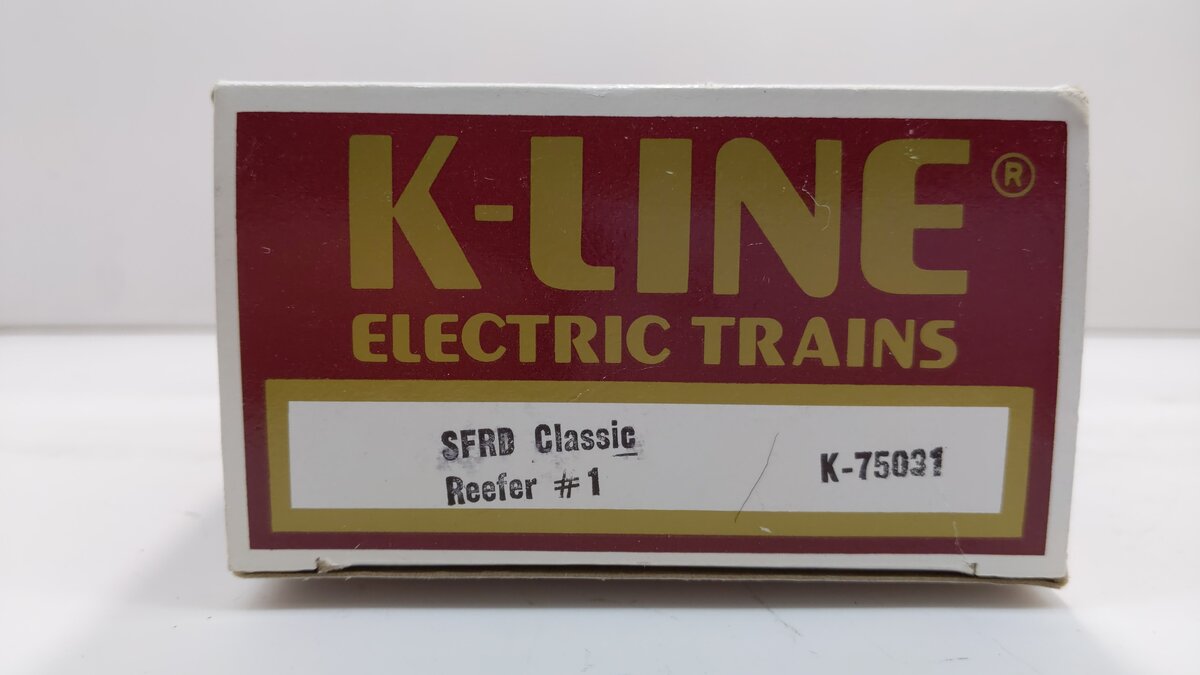 K-Line K75031 O Gauge Santa Fe Classic Reefer Car