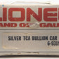 Lionel 6-9319 O Gauge TCA-1979 Silver Jubilee Mint Car