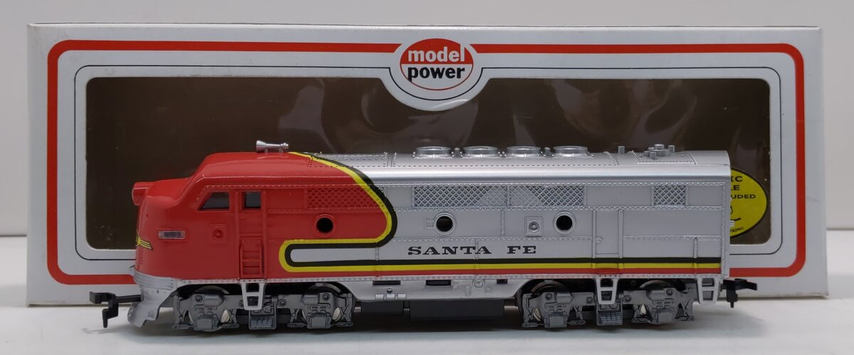 Model Power 6800 HO Scale ATSF F2A Diesel w/8 Sheel Drive – Trainz