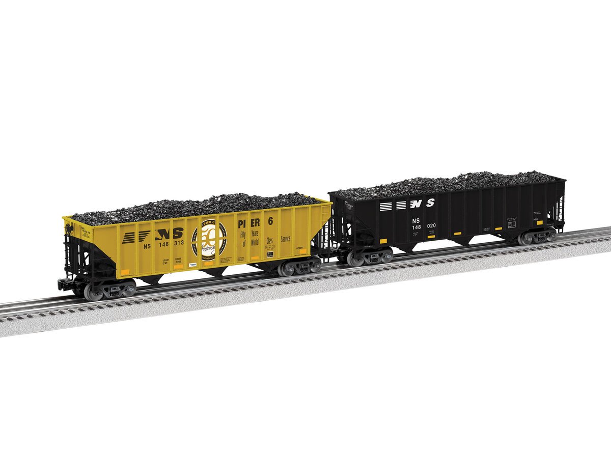 Lionel 2326100 O Norfolk Southern 100T Hopper A (Pack of 2)
