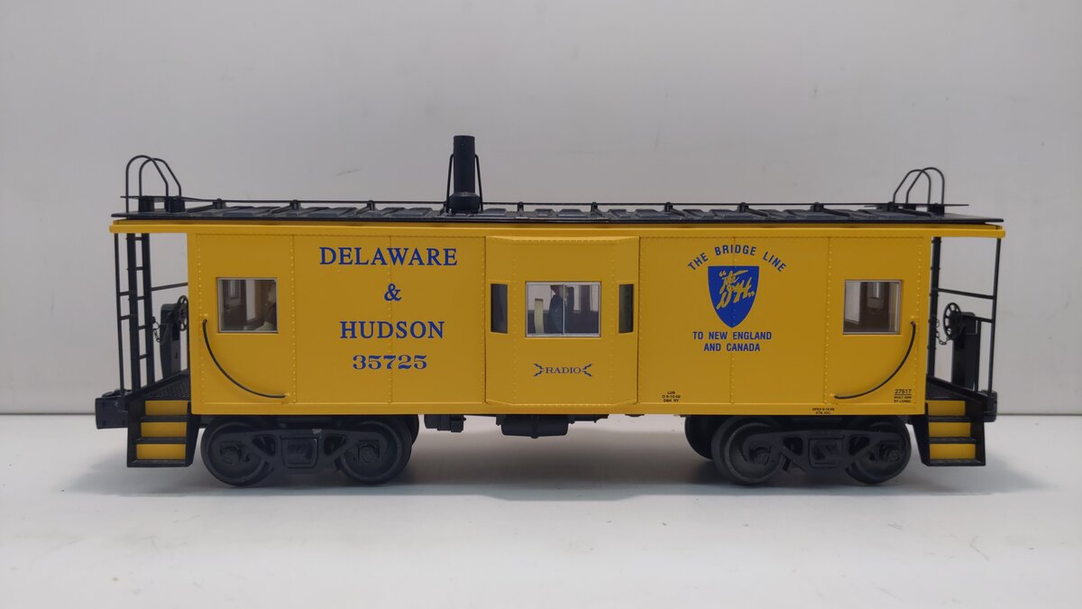 Lionel 6-27617 O Gauge D&H Bay Window Caboose #35725