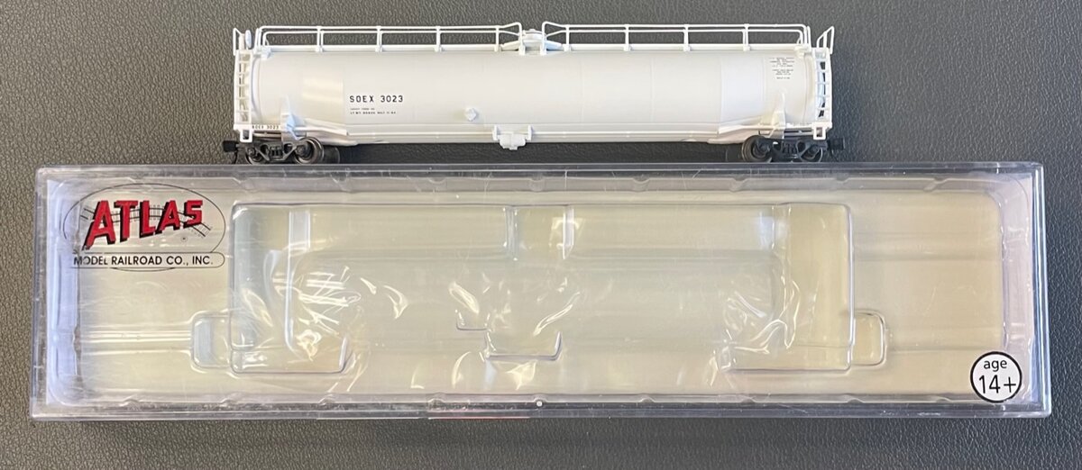 Atlas 37190 N Scale SCMX 33,000 Gallon Tankcar #3023