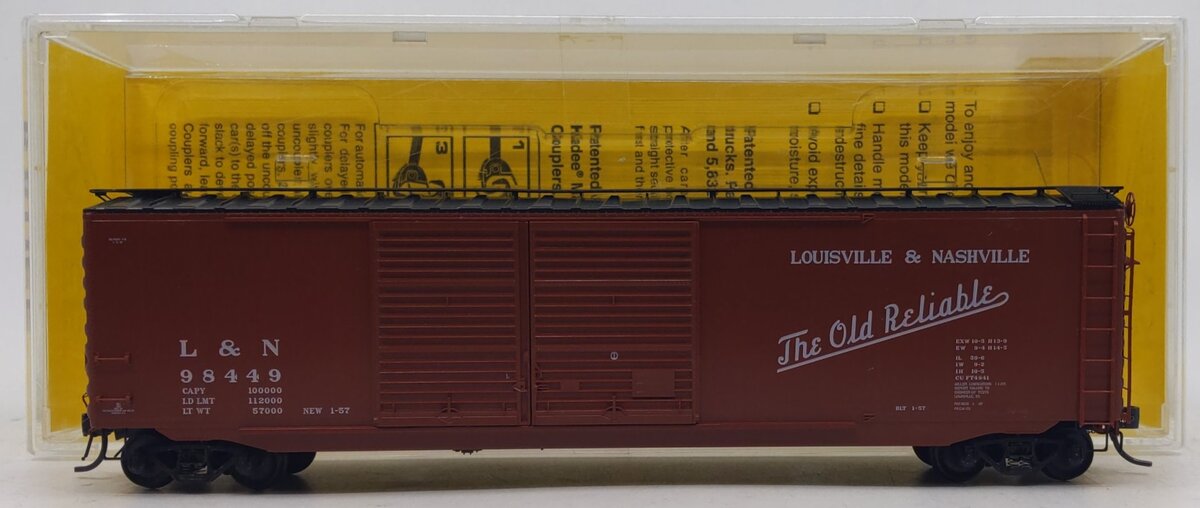 Kadee 6706 HO Louisville & Nashville 50' PS-1 Double Door Boxcar #98449