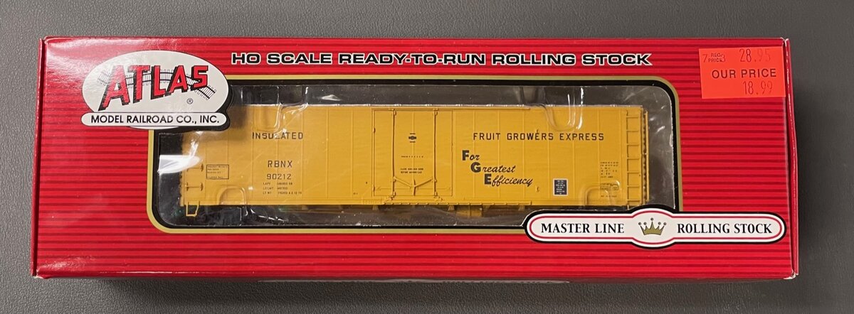 Atlas 20001369 HO Scale Fruit Growers Express 50' Box Car #90212