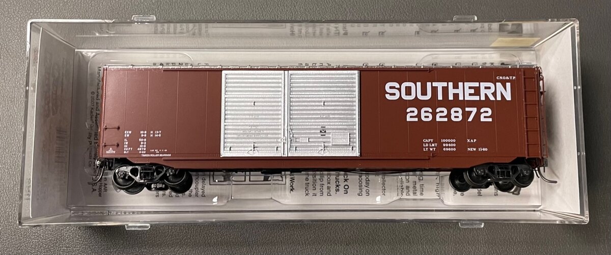 Kadee 6733 HO Southern 50' PS-1 Double-Door Boxcar #262872