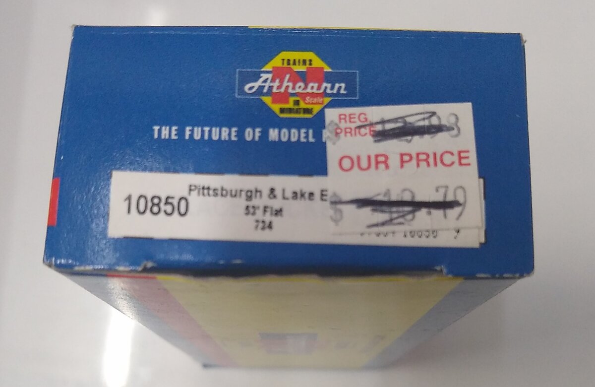 Athearn 10850 N Pittsburgh and Lake Erie 53' GSC Flat Black #734