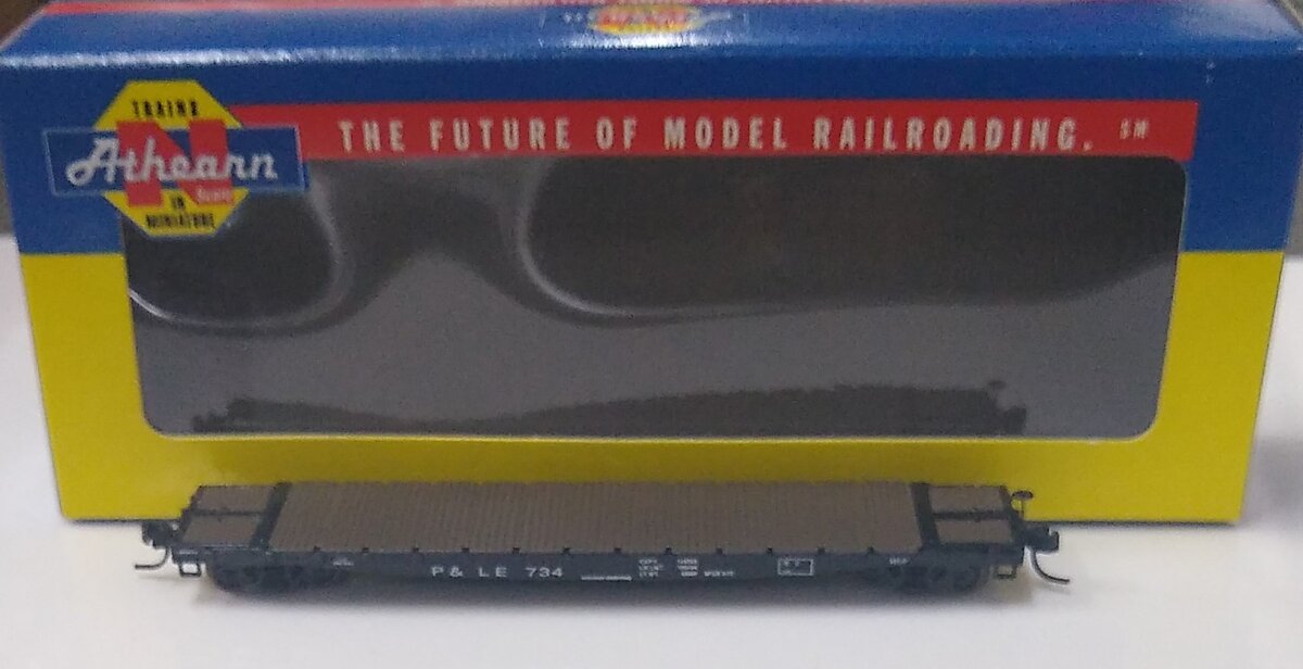 Athearn 10850 N Pittsburgh and Lake Erie 53' GSC Flat Black #734