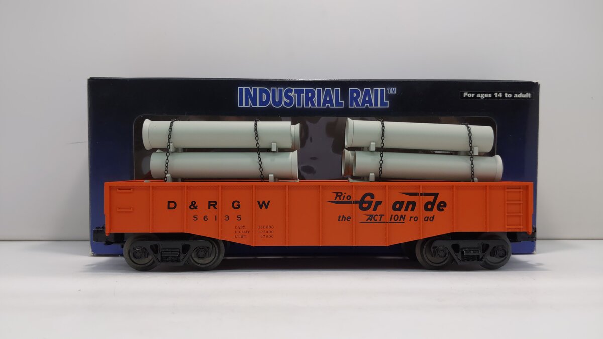 Atlas 1003005 O D&RGW IR Gondola/Pipe Load #56135