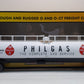 MTH 30-73427 O Philgas 33,000 Gallon Tank Car #30038