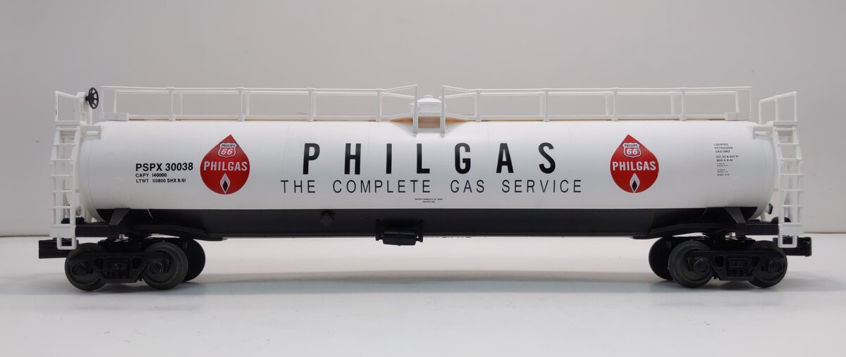 MTH 30-73427 O Philgas 33,000 Gallon Tank Car #30038
