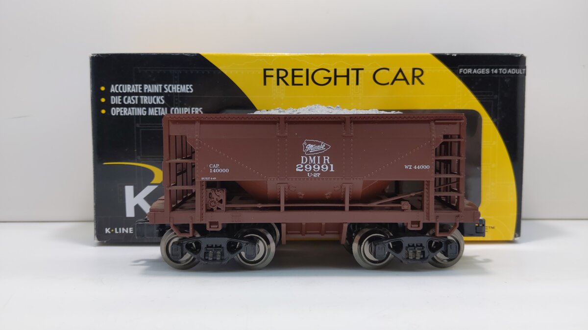 Lionel K-Line 6-22318 O Gauge Duluth, Missabe & Iron Range Ore Car