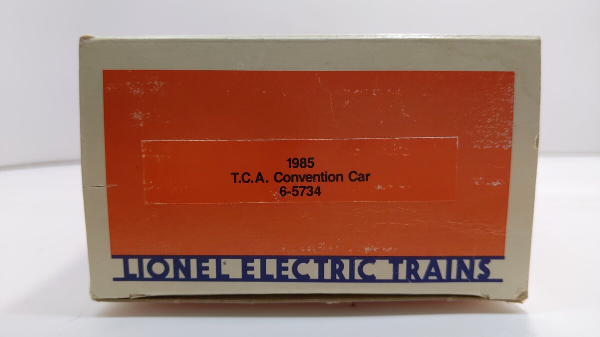 Lionel 6-5734 O Gauge TCA 1985 Convention Car