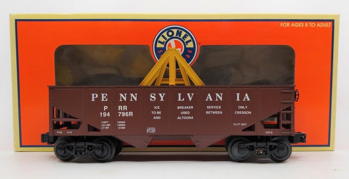 Lionel 6-16466 O Gauge Pennsylvania Ice Breaker Tunnel Car