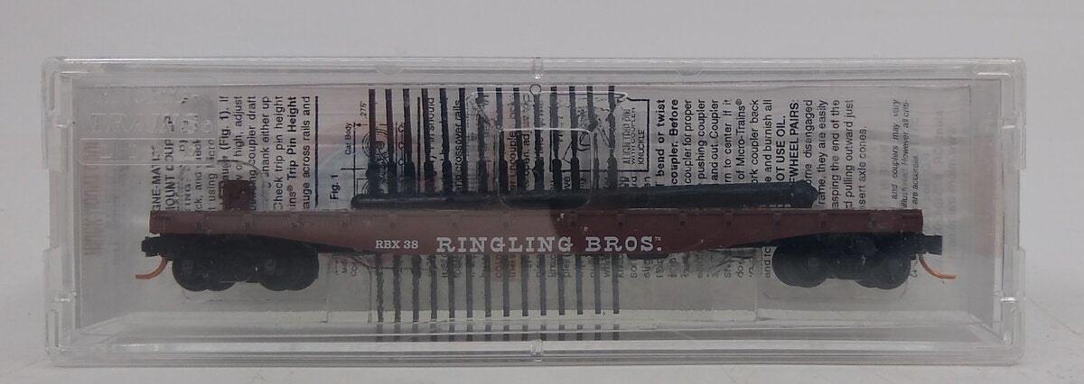 Micro-Trains 04500394 N RBBX 50' Fishbelly Side Flatcar #RBX38