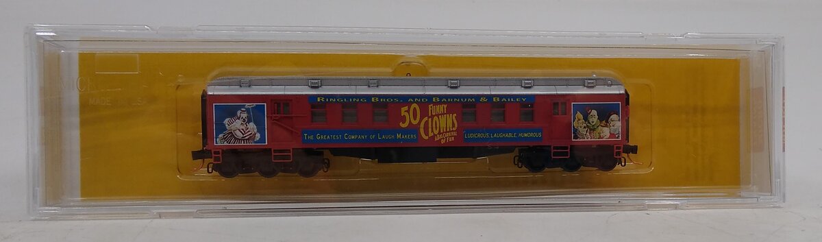 Micro-Trains 14000240 N Ringling Bros. Clowns 60' RPO Passenger Car #1