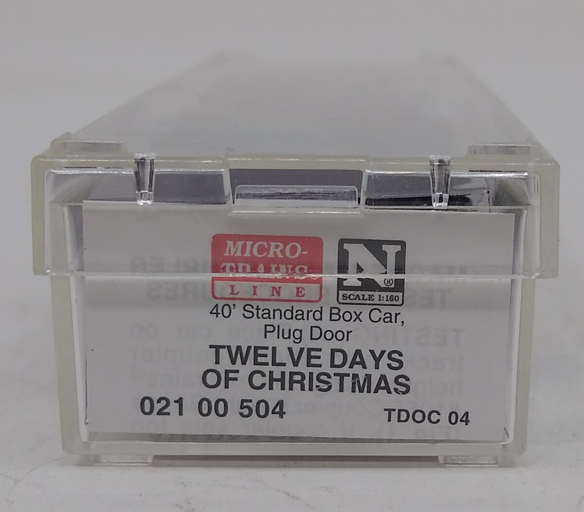 Micro-Trains 02100504 N Four Calling Birds 40' Plug Door Boxcar #04
