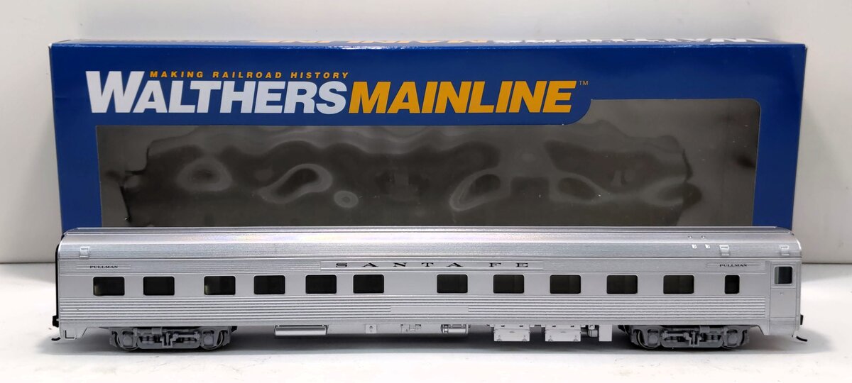 Walthers 910-30102 HO Santa Fe 85' Budd 10-6 Sleeper - Ready to Run