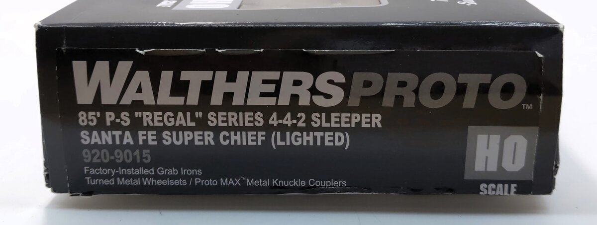 Walthers 920-9015 HO 85' Santa Fe P-S Regal Series 4-4-2 Lighted Sleeper - RTR