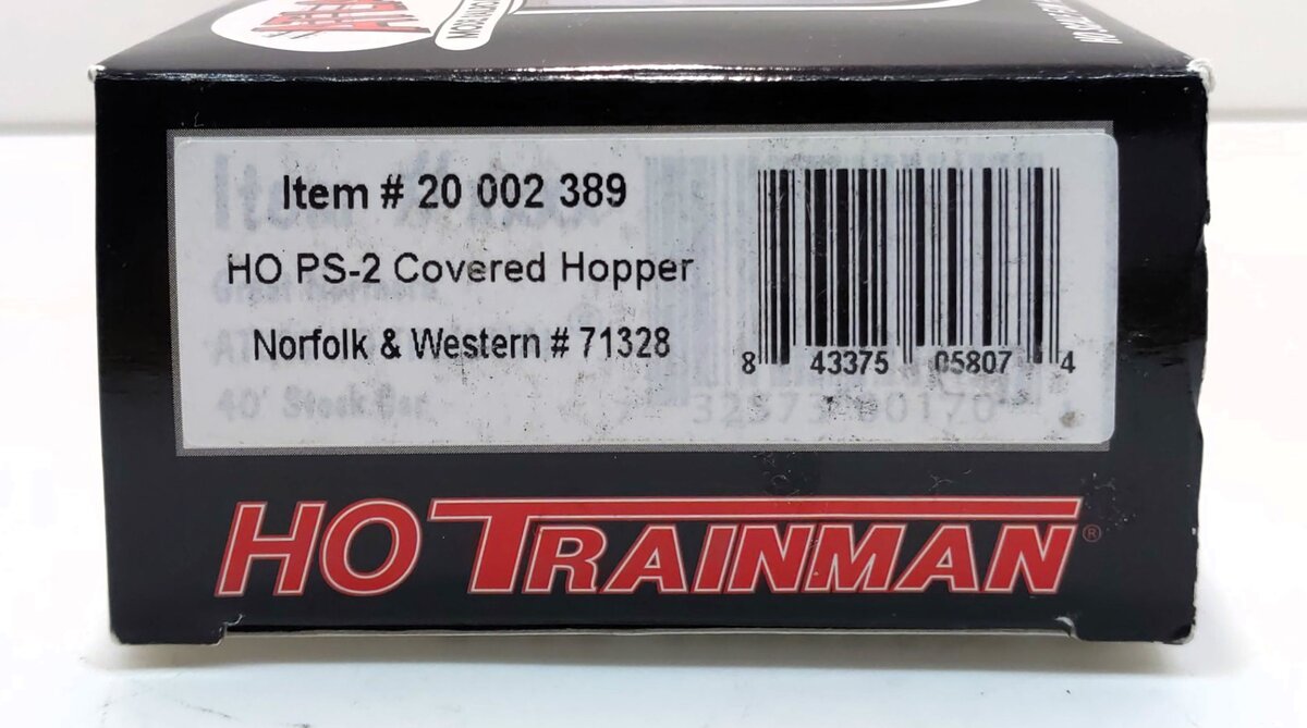 Atlas 20002389 HO N&W Trainman PS-2 Covered Hopper #71328