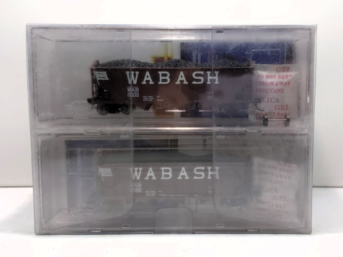 Broadway Limited 1616 HO Wabash H2a 3-Bay Hopper, AssembLed (6)