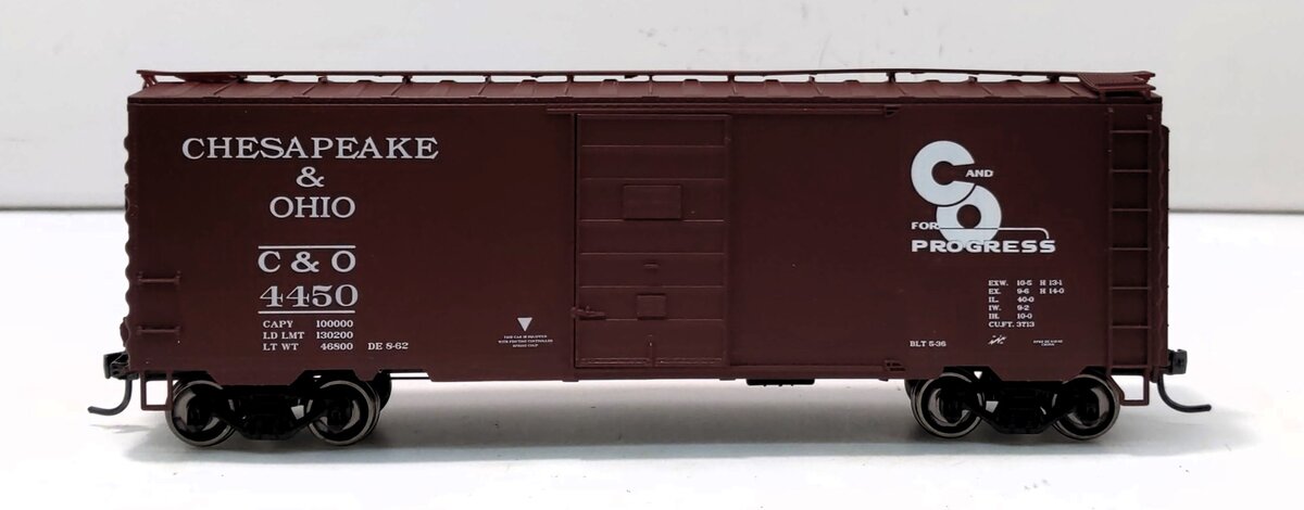MTH 85-74046 HO Scale Chesapeake & Ohio 40' PS-1 Boxcar #4450
