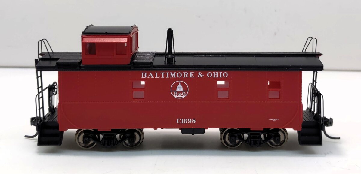 MTH 85-77001 HO B&O Steel Caboose #C1698