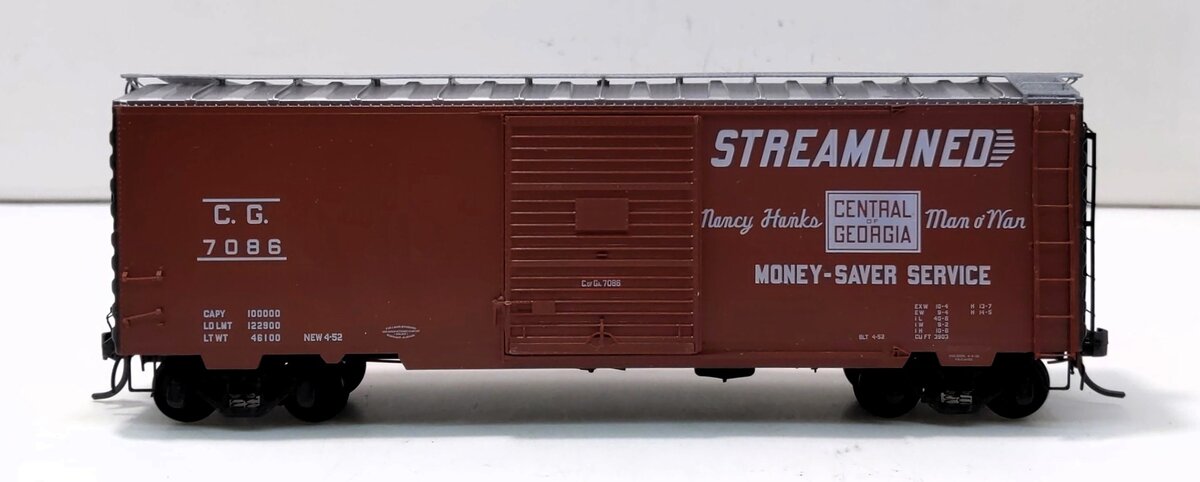 Kadee 5104 HO Central of Georgia 40' PS-1 Boxcar #7086