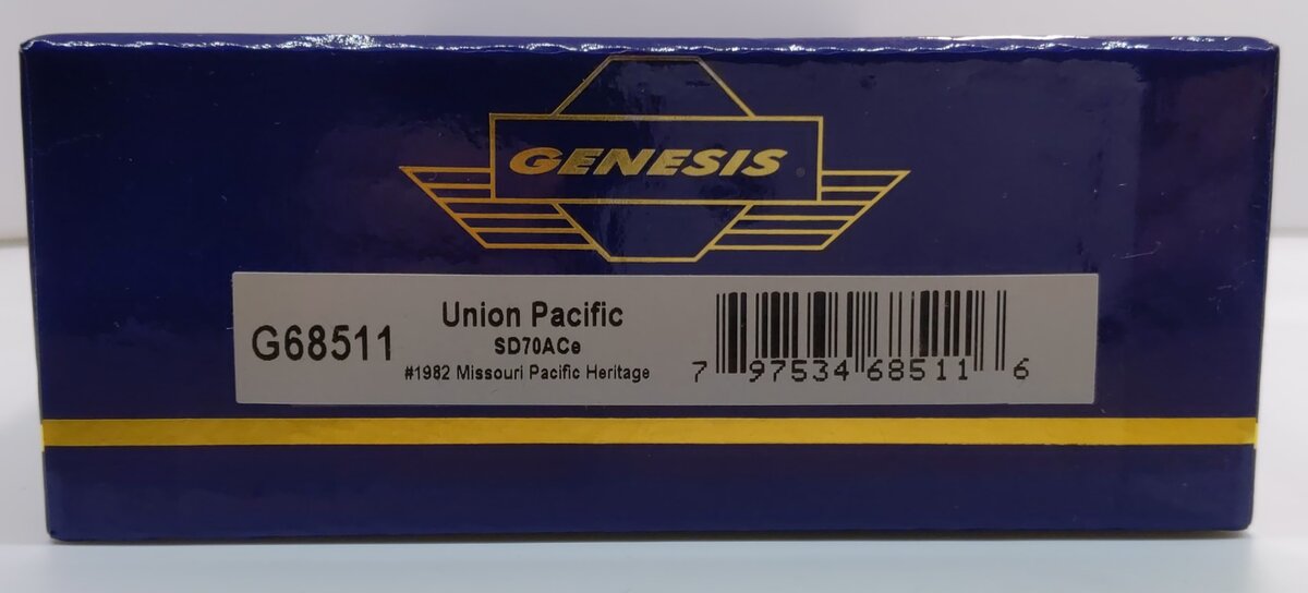 Athearn G68511 HO UP/MP Heritage SD70ACe Diesel Locomotive #1982