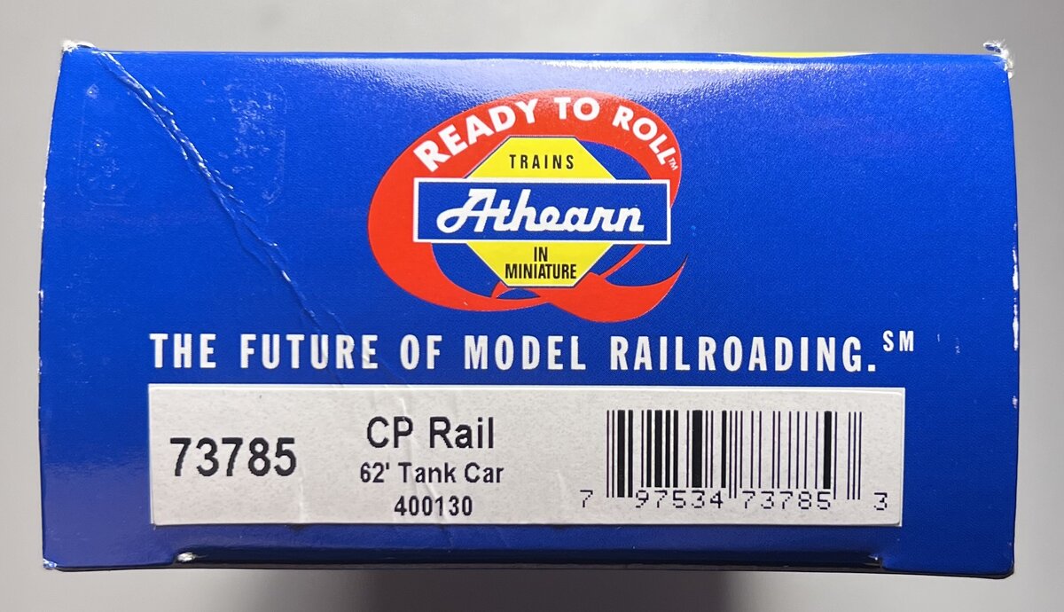 Athearn 73785 HO CP Rail 62' Tank #400130