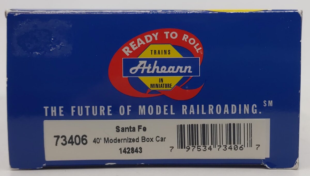 Athearn 73406 HO Scale Santa Fe 40' Modernized Boxcar #142843