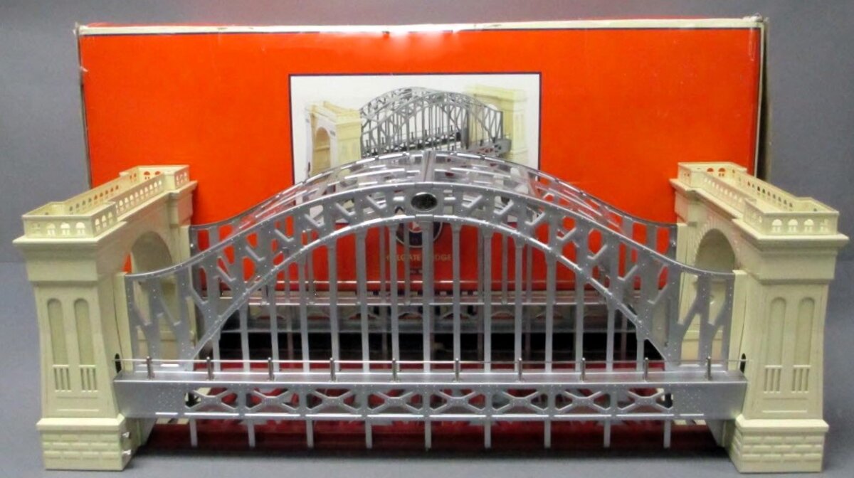 Lionel 6-32999 Standard Gauge Hellgate Bridge (Red and Cream)