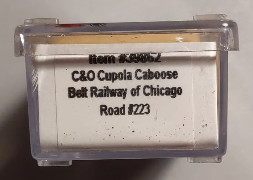 Atlas 39862 N Scale Belt Railway of Chicago Cupola Caboose #223