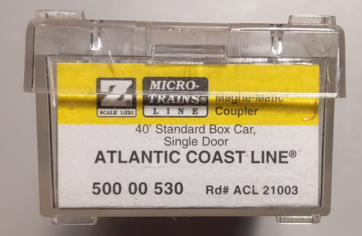 MicroTrains 50000530 Z Atlantic Coast Line 40' Standard Box Car # 21003