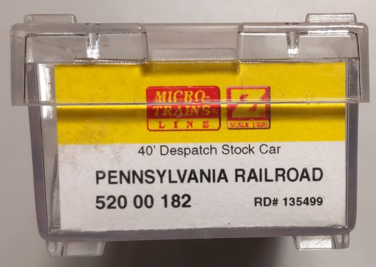 Micro-Trains 52000182 Z Pennsylvania 40' Single-Door Despatch Stock Car #135499