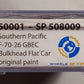 Wheels of Time 50001 N Southern Pacific F-70-26 GBEC Bulkhead Flatcar #508009