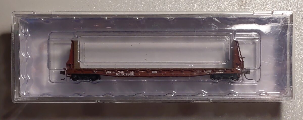 Wheels of Time 50001 N Southern Pacific F-70-26 GBEC Bulkhead Flatcar #508009