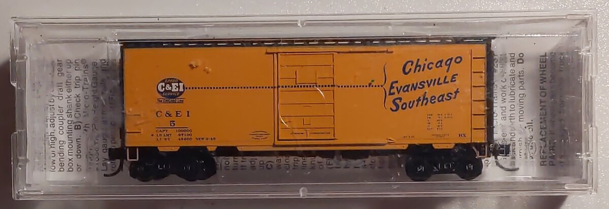 Micro-Trains 02000705 N Chicago & Eastern Illinois 40' Single Door Boxcar #5