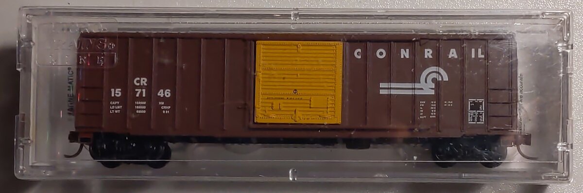 Micro-Trains 02500190 N Conrail 50' Rib Side Boxcar w/o Roofwalk #157146