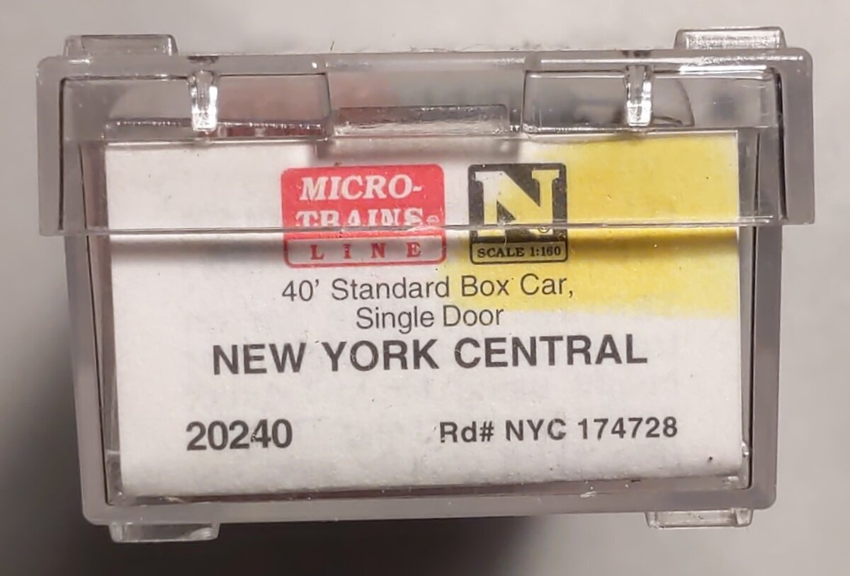 Micro-Trains 02000240 N NYC Pacemaker 40' Standard Single Door Boxcar #174728