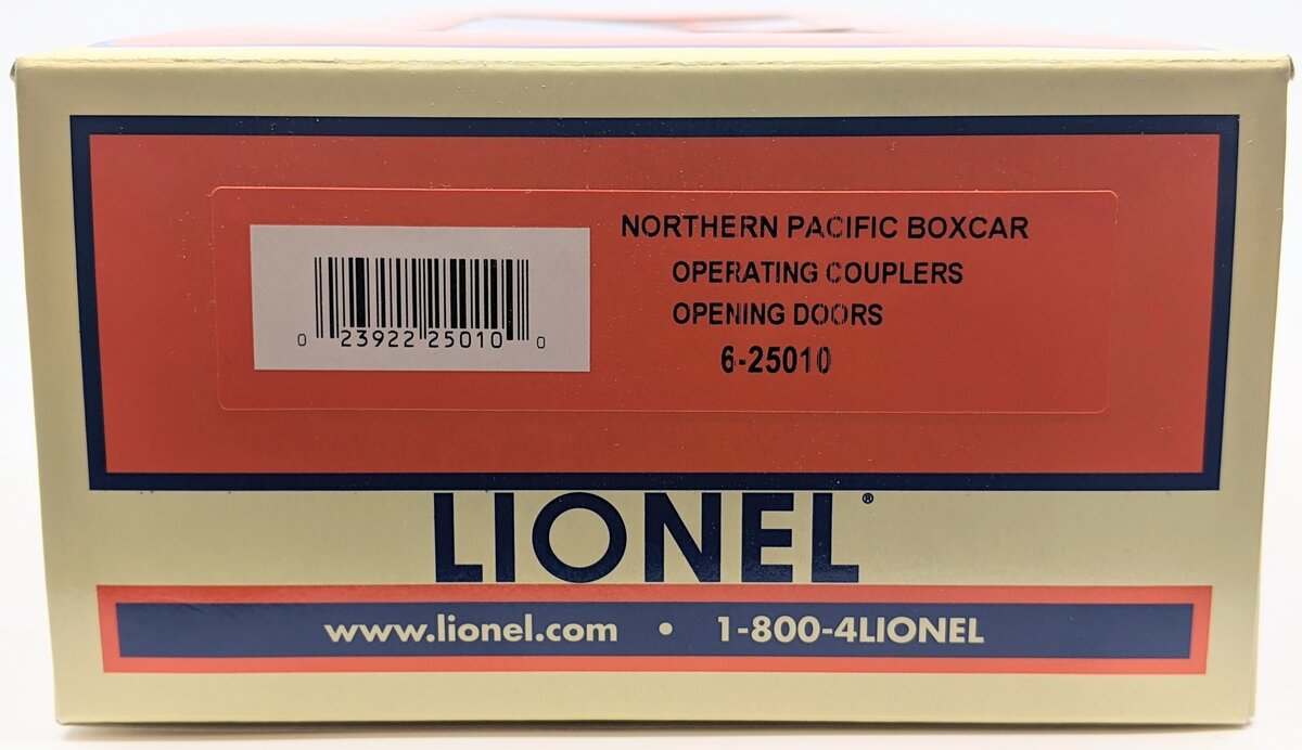 Lionel 6-25010 O Gauge Northern Pacific Boxcar #48189