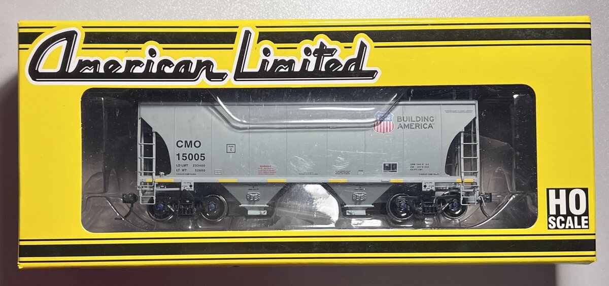 American Limited Models 1001 HO CMO Trinity 3281 2-Bay Covered Hopper #1500