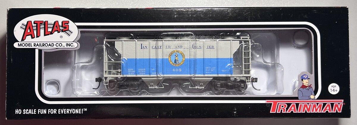 Atlas 20004164 HO Lancaster & Chester Trainman® PS-2 Covered Hopper #405