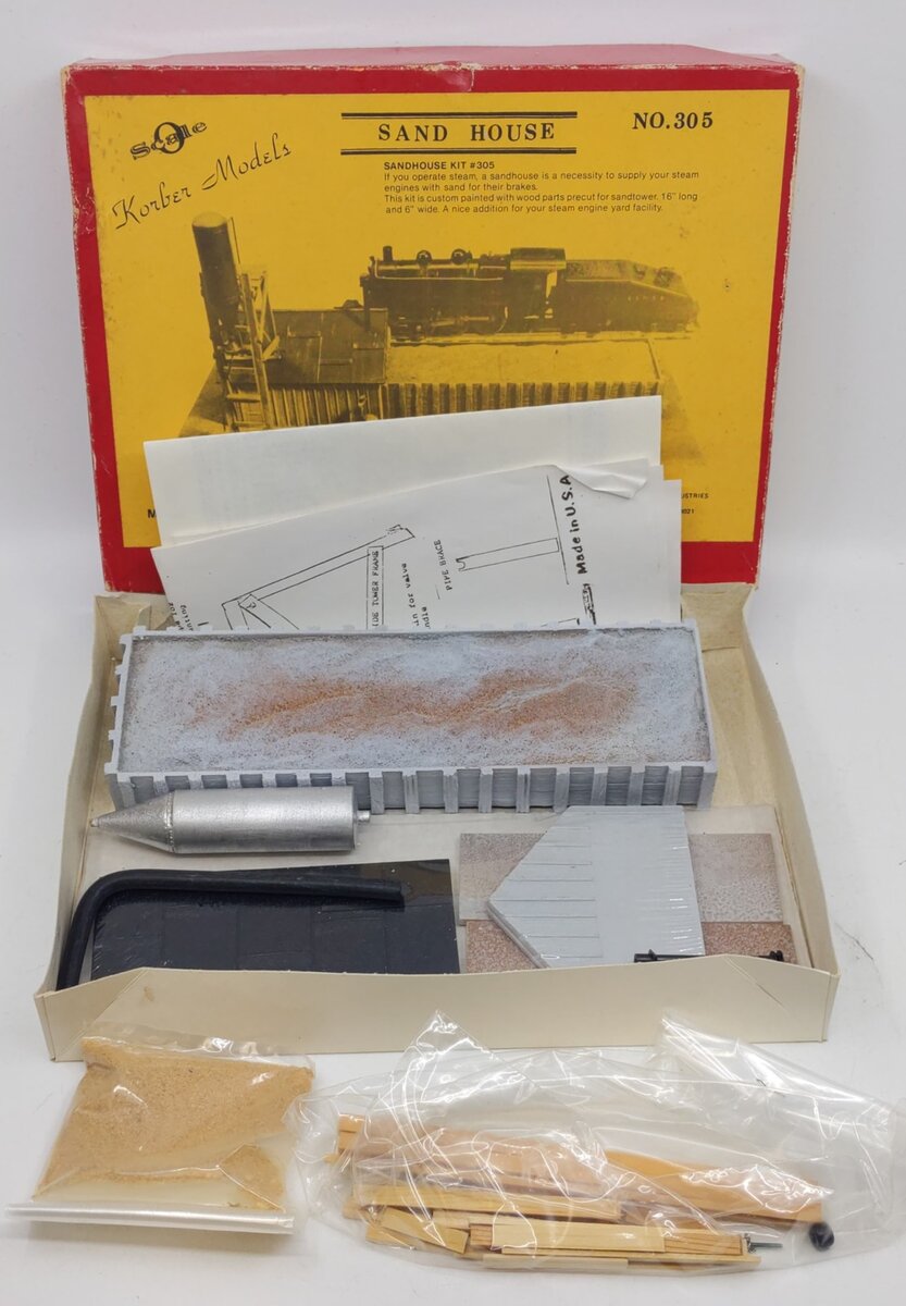 Korber 305 O Scale Sand House Model Building Kit