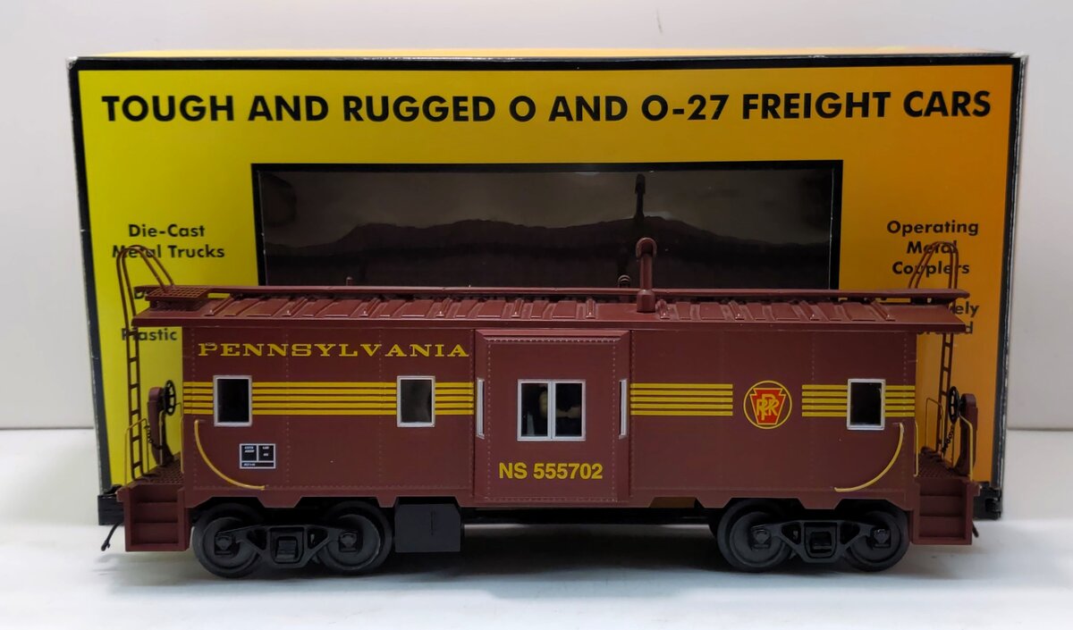 MTH 30-77233 O PRR Bay-Window Caboose