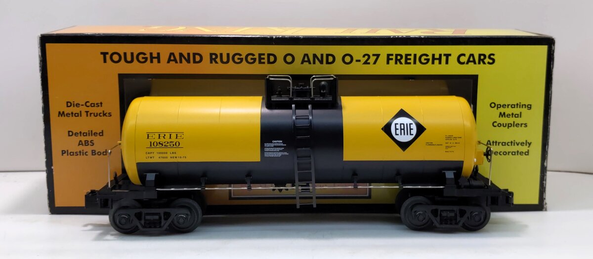 MTH 30-73367 O Erie Modern Tank Car #108250