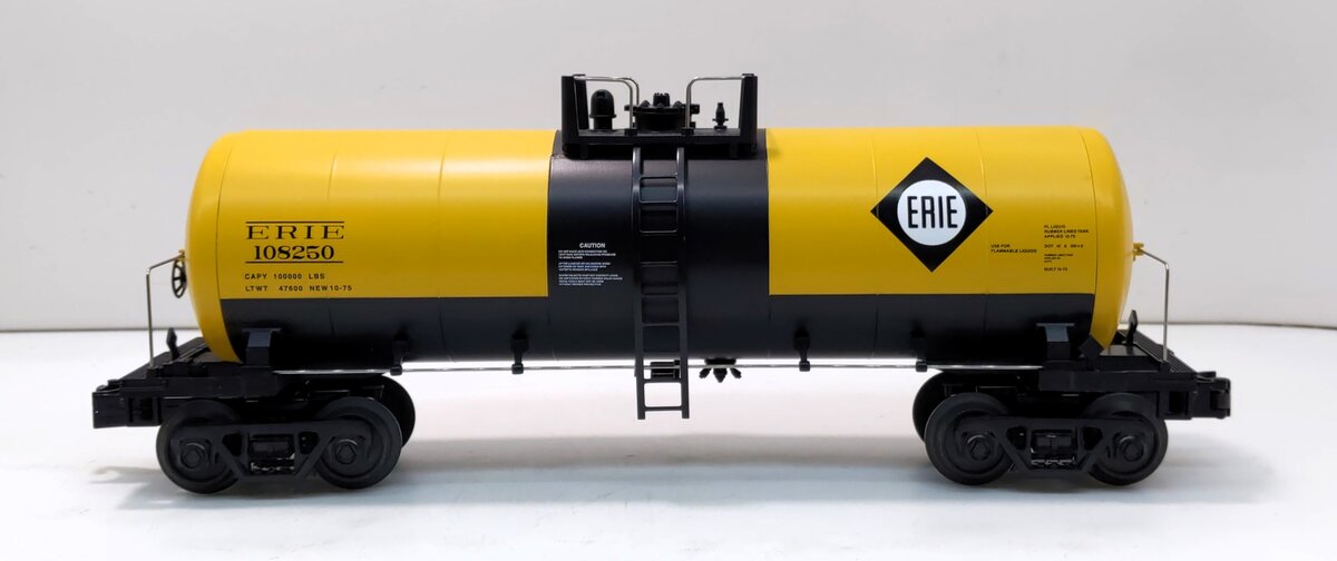 MTH 30-73367 O Erie Modern Tank Car #108250