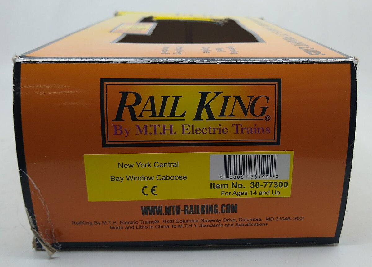 MTH 30-77300 O Gauge New York Central Bay Window Caboose #21016