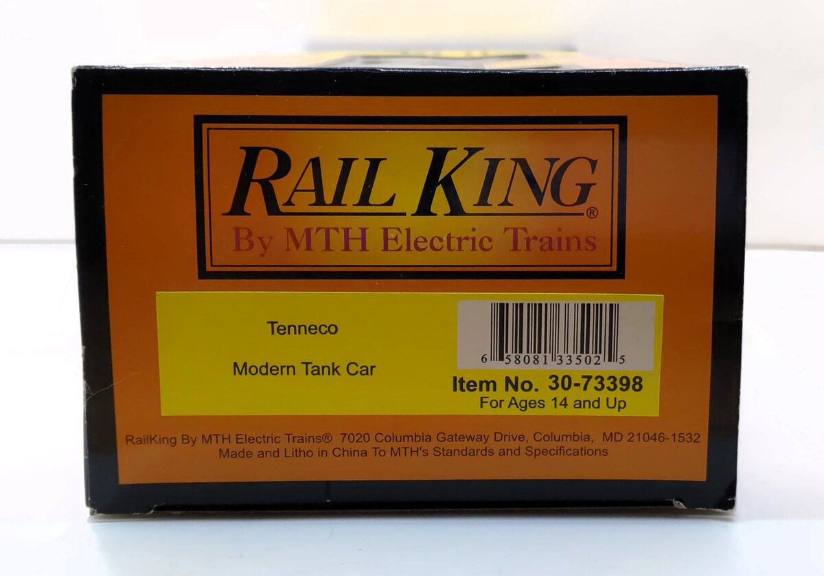 MTH 30-73398 O Tenneco Modern Tank Car