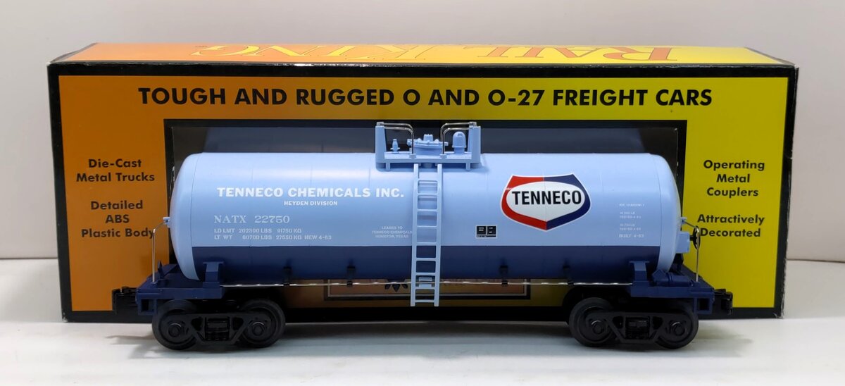 MTH 30-73398 O Tenneco Modern Tank Car